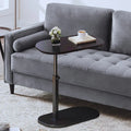 Height Adjustable C-shaped sofa side Table