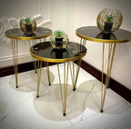 Modern Coffee Table – Nesting End Table & Side Table Set for Stylish Living
