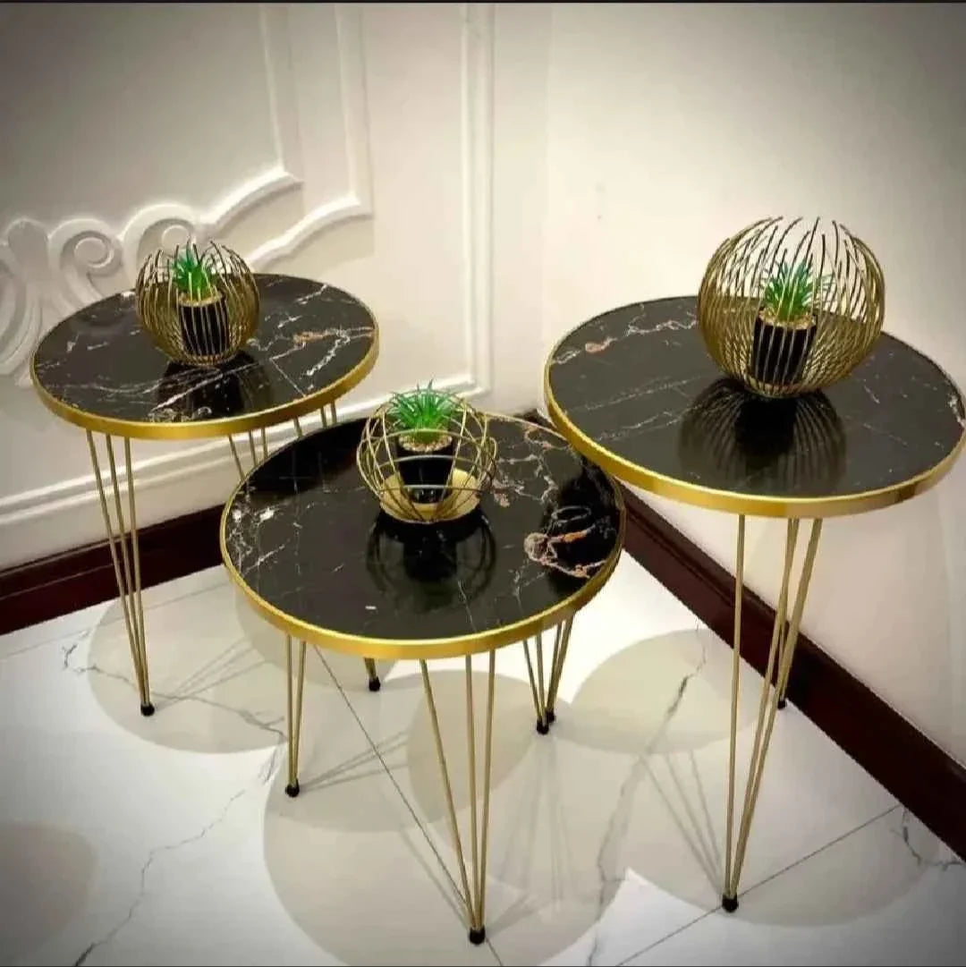 Modern Coffee Table – Nesting End Table & Side Table Set for Stylish Living